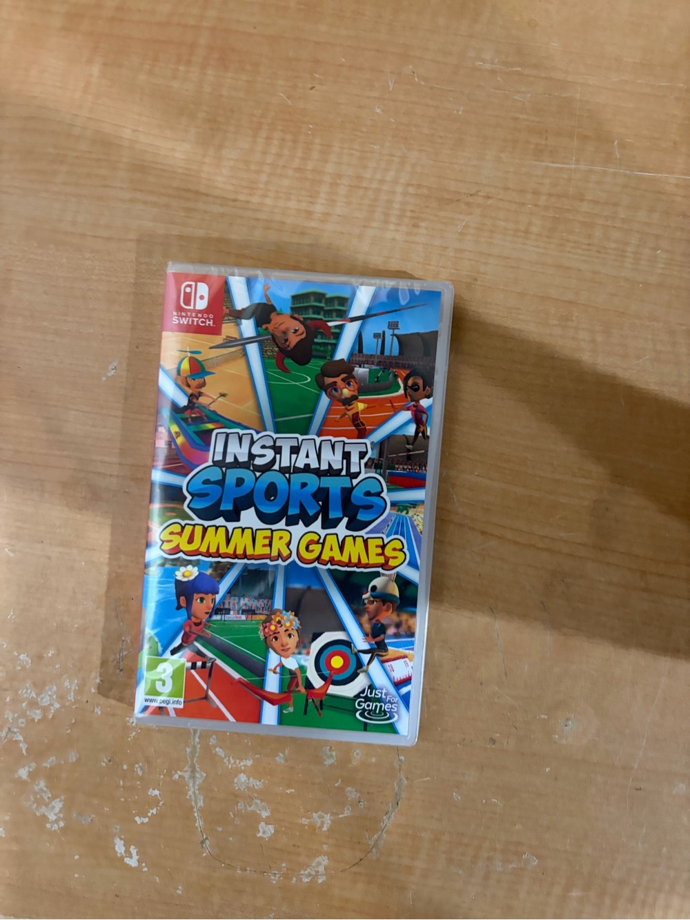 Nintendo Instant Sports: Summer Games - Blue, Yellow, Red Cover
